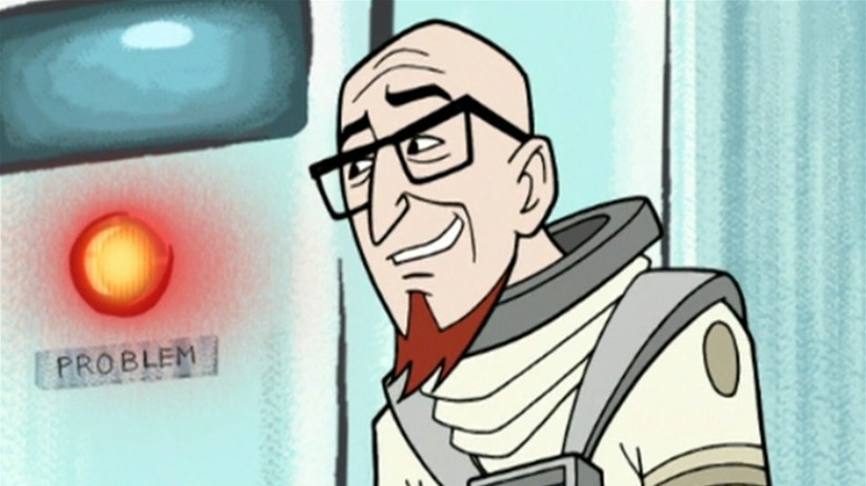 Dr. Venture in a space suit