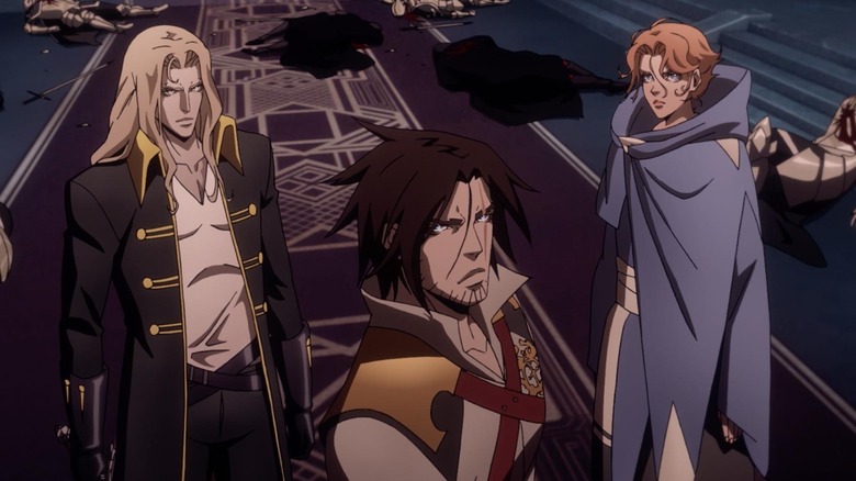 Trevor, Sypha, Alucard, Castlevania