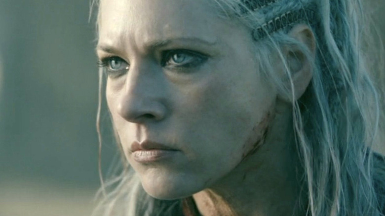 Lagertha staring ahead