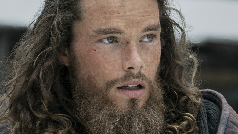 Leif looking surprised in Vikings: Valhalla