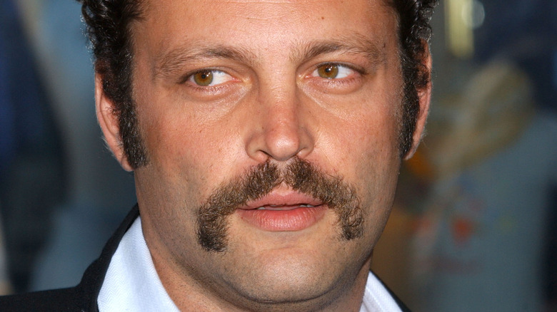 Vince Vaughn with mustache