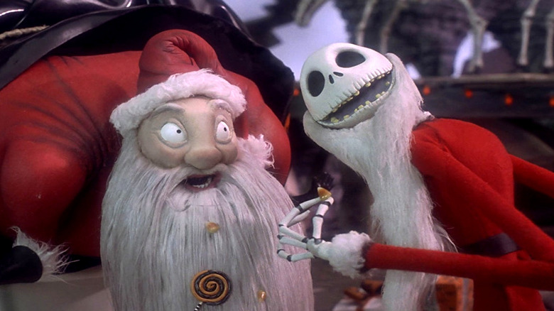 Santa and Jack Skellington