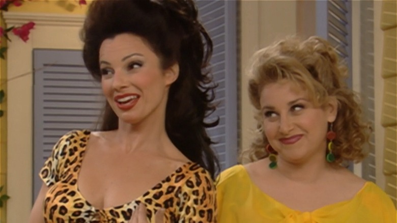 Fran Drescher and Rachel Chagall on The Nanny, Season 4, Episode 11