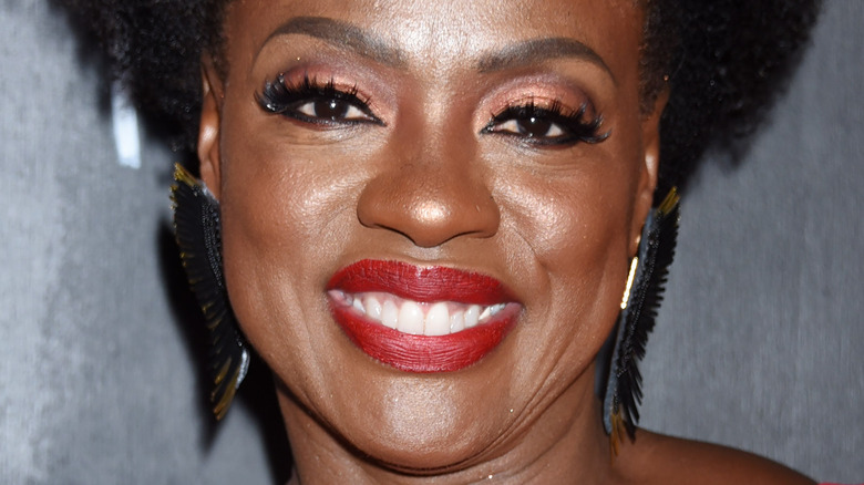 Viola Davis at event smiling