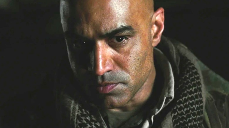 Raza looking intense in "Iron Man" (2008)