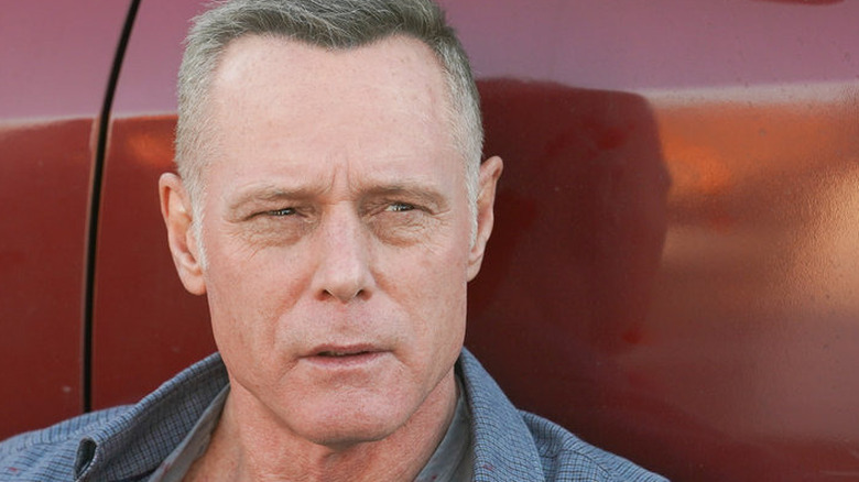 Hank Voight wearing bloody shirt