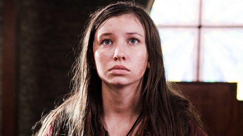 Katelyn Nacon as Enid in The Walking Dead