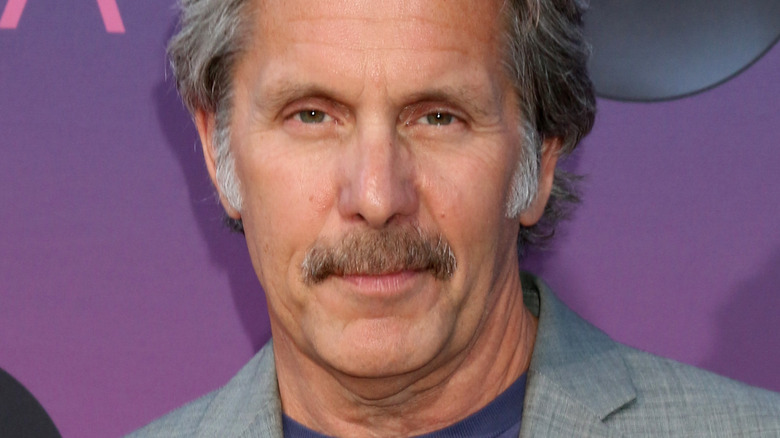 Gary Cole Face Purple Background
