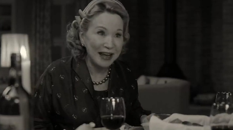 Sharon Davis as Mrs. Hart talking