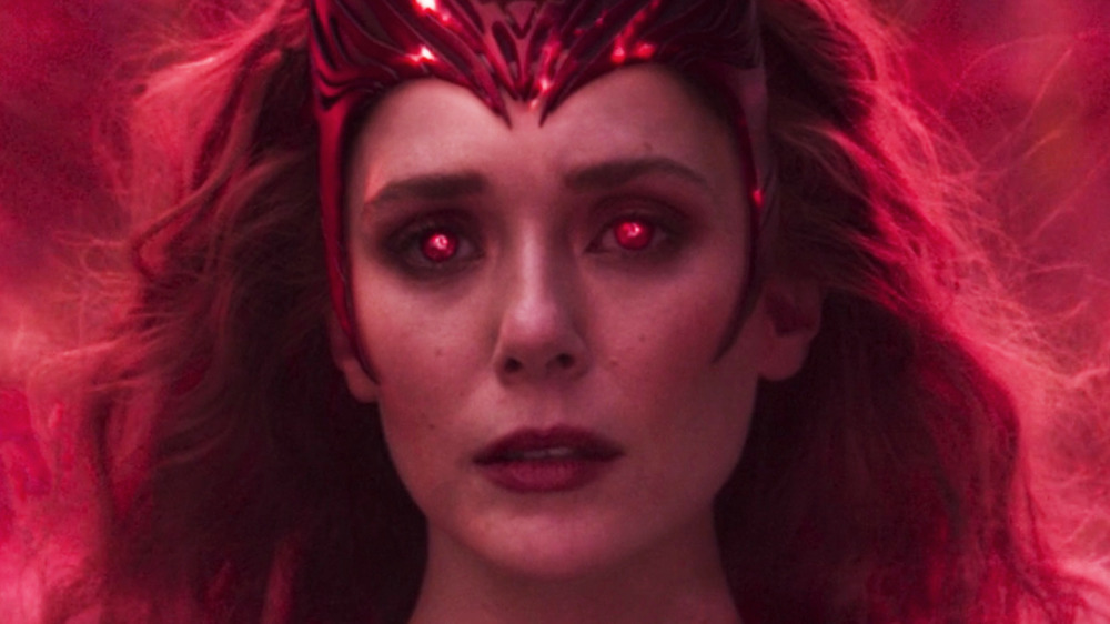 Wanda turning into the Scarlet Witch WandaVision finale