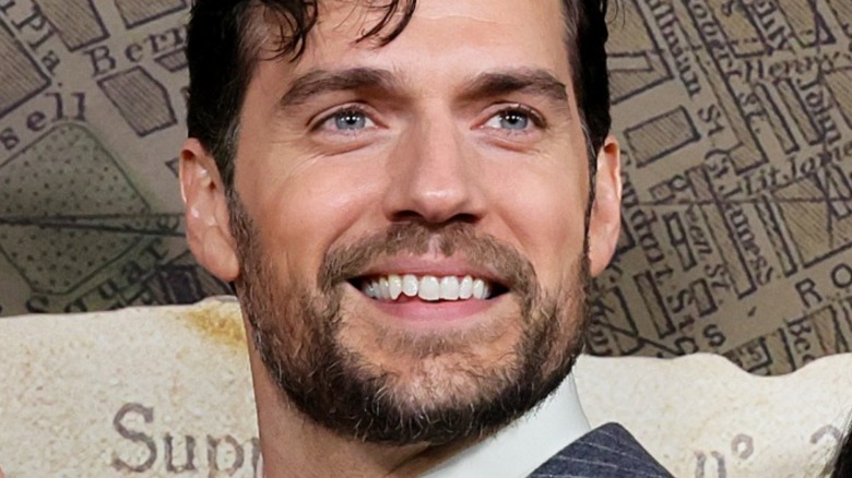 Henry Cavill smiling at event
