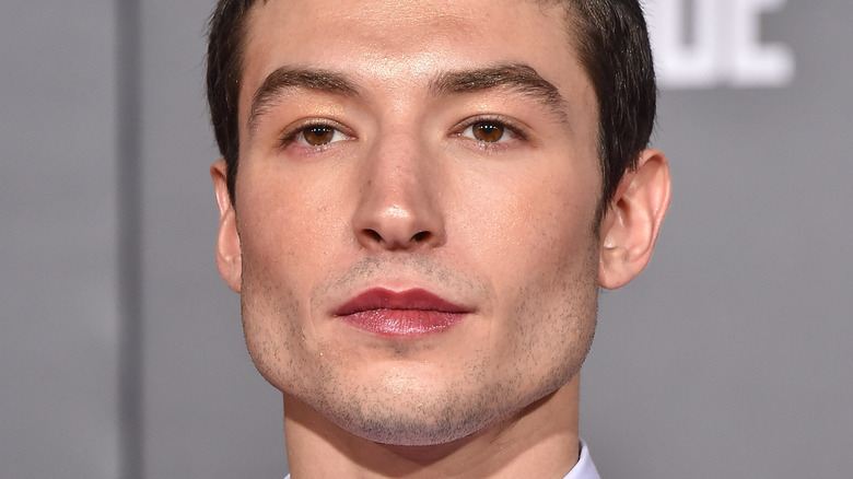 Ezra Miller posing 