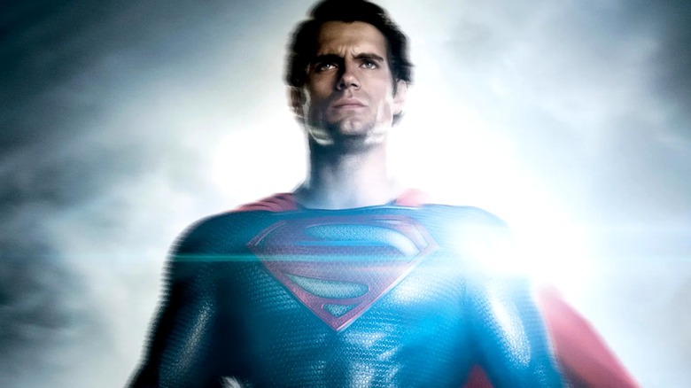 Superman in the clouds