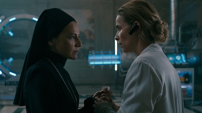 Mother Superior and Jillian speaking