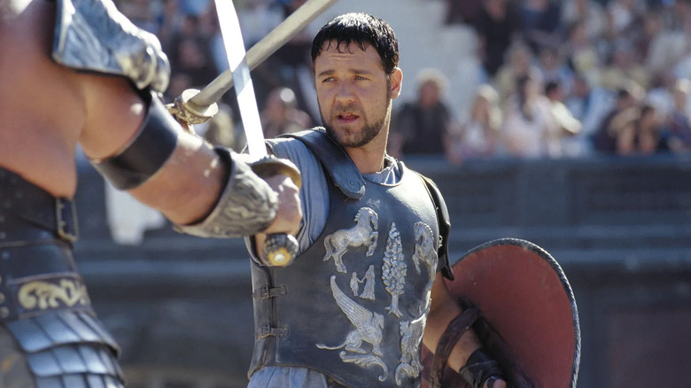 Maximus fighting in Colosseum