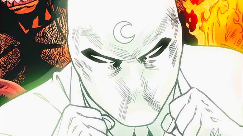 Moon Knight Comic Face