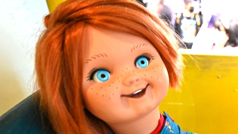 Chucky doll smiling