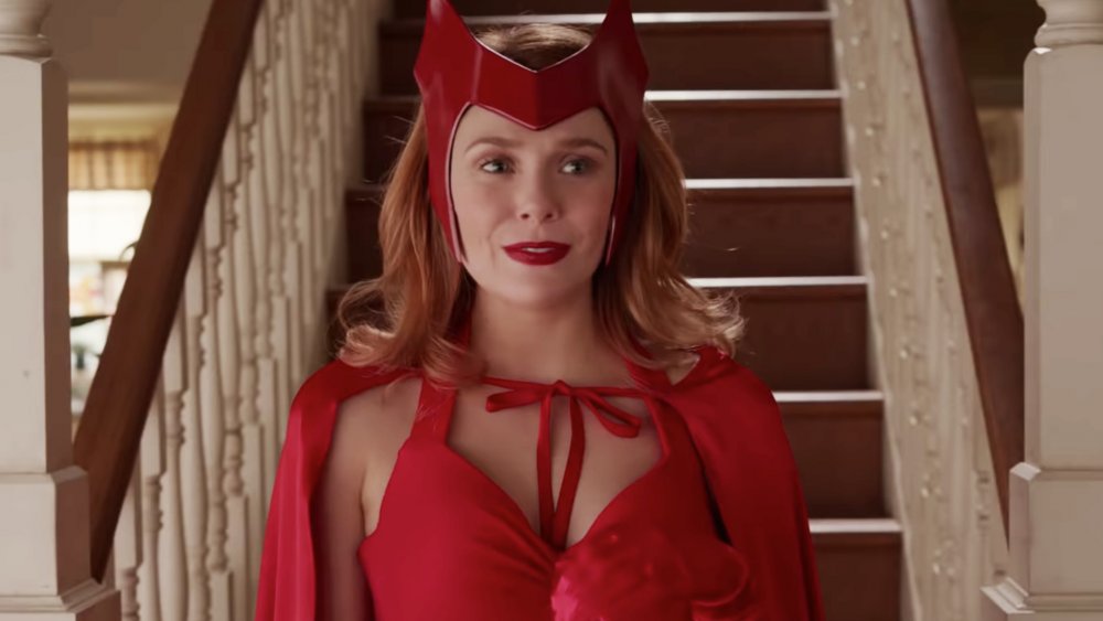 Elizabeth Olsen as Scarlet Witch on Disney+ series WandaVision
