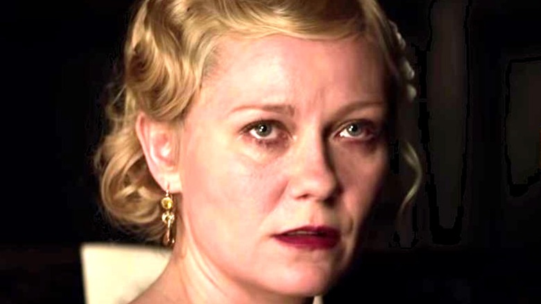 Kirsten Dunst looking sad