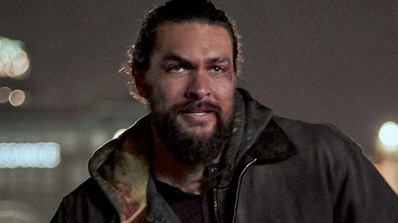 Jason Momoa grinning