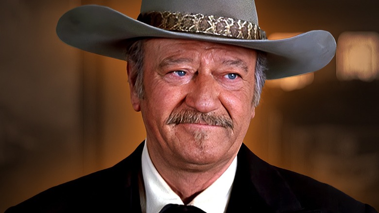 A customized image featuring J.B. Books (John Wayne) in 