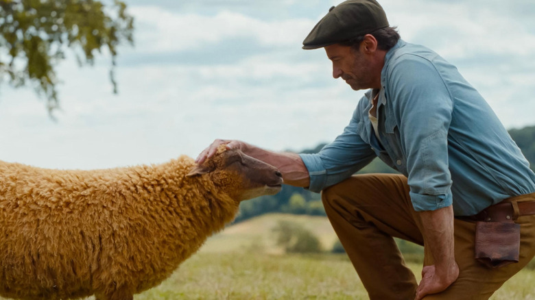 George Hardy tending to Lily in The Sheep Detectives (2026)