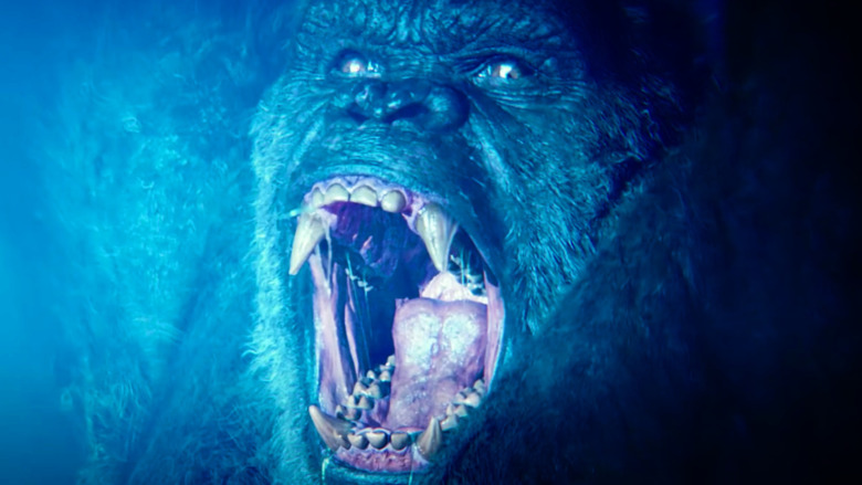 King Kong roaring