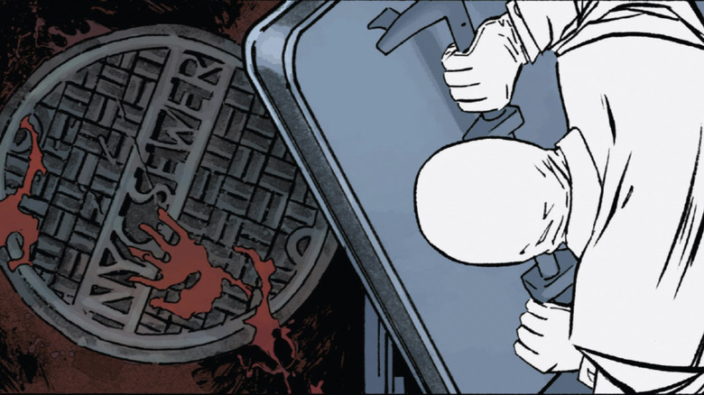 Moon Knight enters sewer