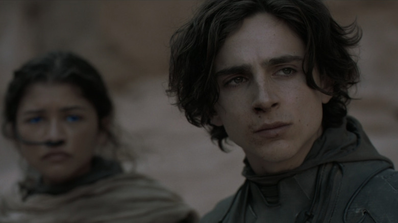 Timothée Chalamet and Zendaya in Dune