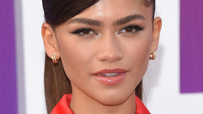 Zendaya smirking 