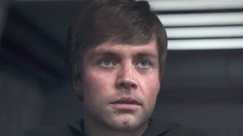 Luke Skywalker looking serene