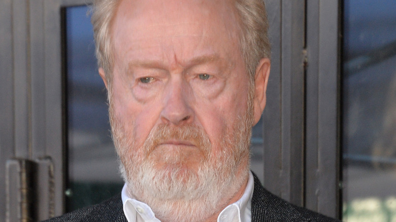 Ridley Scott standing