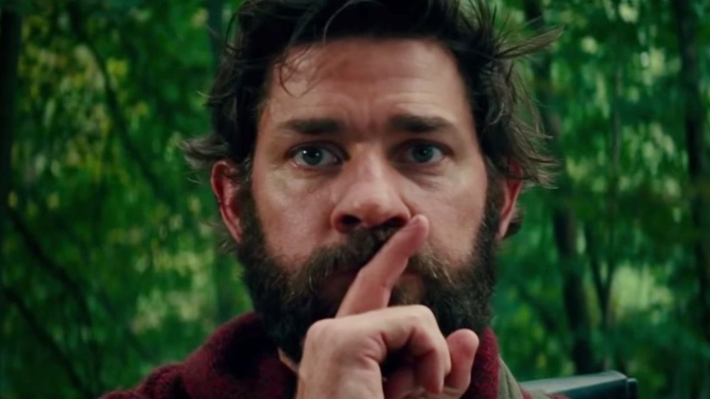 John Krasinski keeping quiet