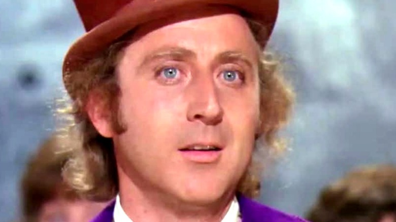 Willy Wonka looking on