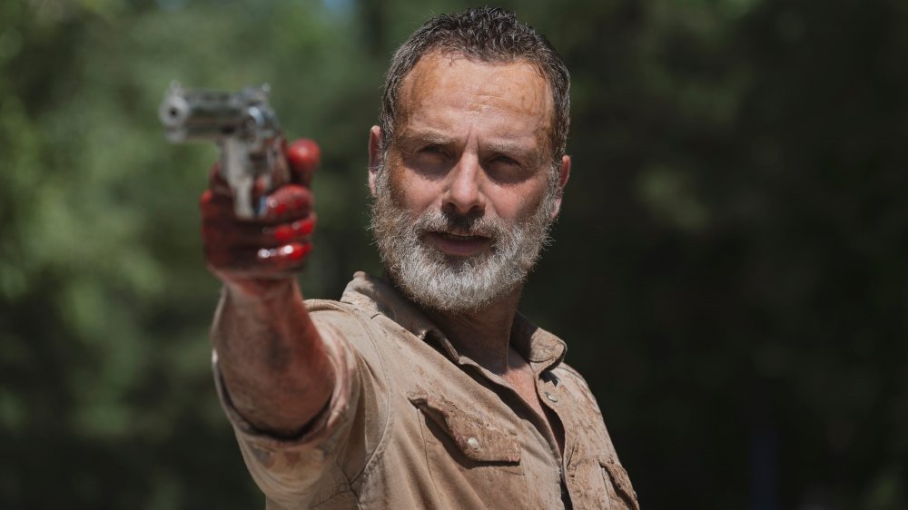 Andrew Lincoln as Rick Grimes on The Walking Dead