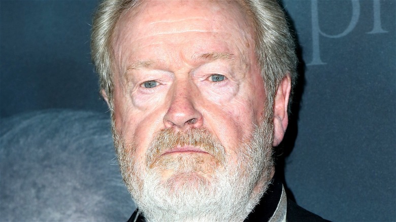 Ridley Scott staring forward