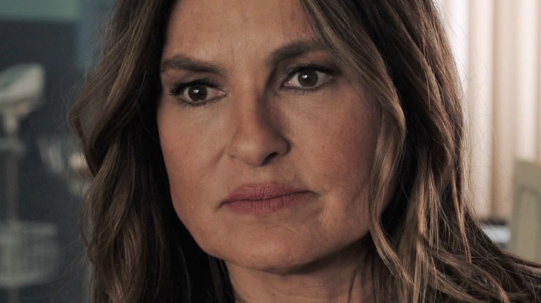 Olivia Benson looking concerned 