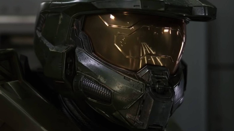 Master Chief preparing for battle