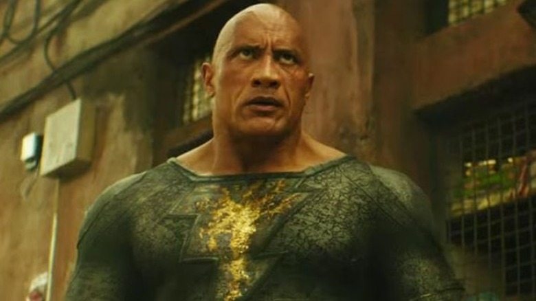 Black Adam angry