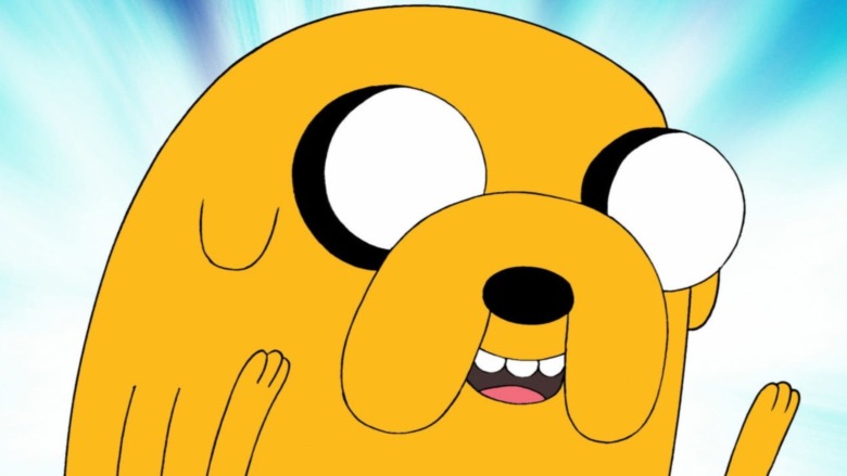 Jake the dog smiling