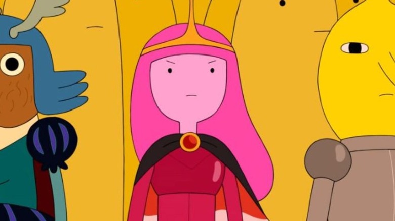 Princess Bubblegum leading the Candy Kingdom into battle