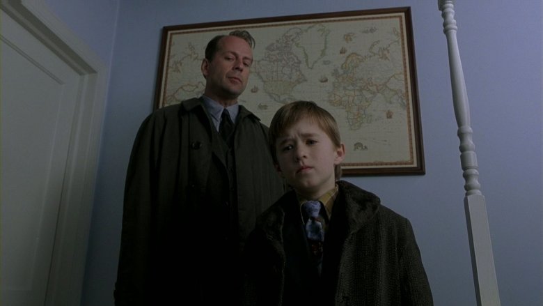 Bruce Willis and Haley Joel Osment in The Sixth Sense