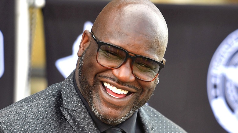 Shaquille O'Neal smiling