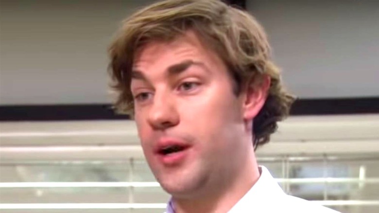 Jim Halpert talking on The Office