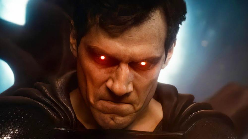 Superman red eyes Snyder Cut Justice League