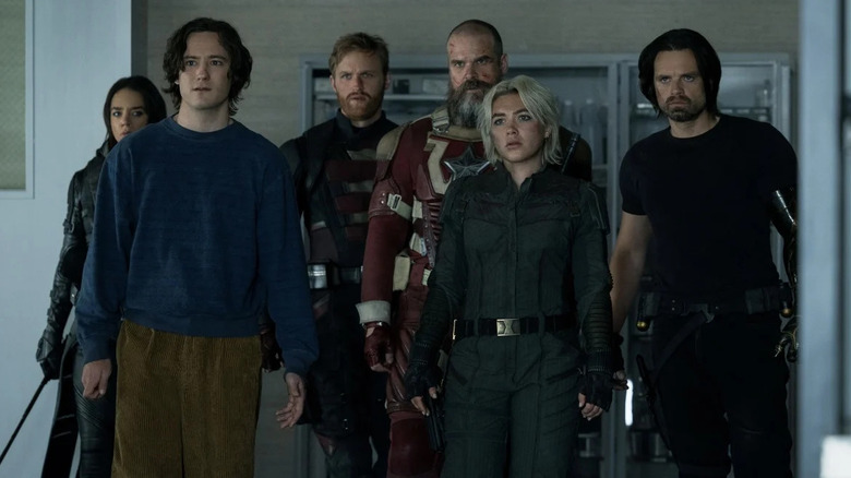 Thunderbolts lined up in a lab