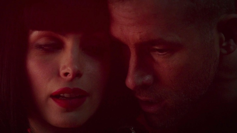 Vanessa and Wade's faces close together