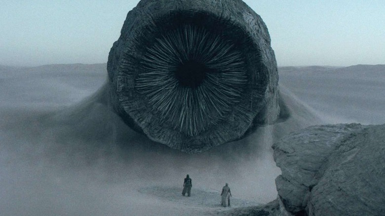Sandworm confronts Paul and Jessica