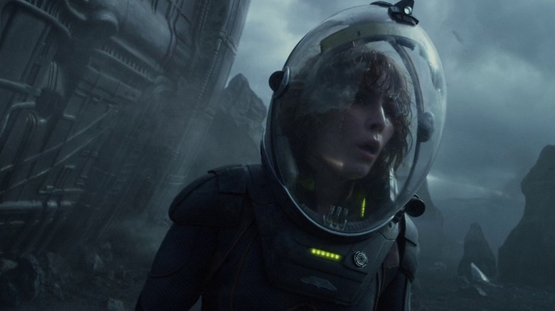 Elizabeth Shaw in a spacesuit in "Prometheus" (2012)