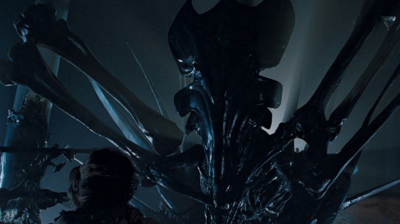 The Xenomorph Queen in "Aliens" (1986)